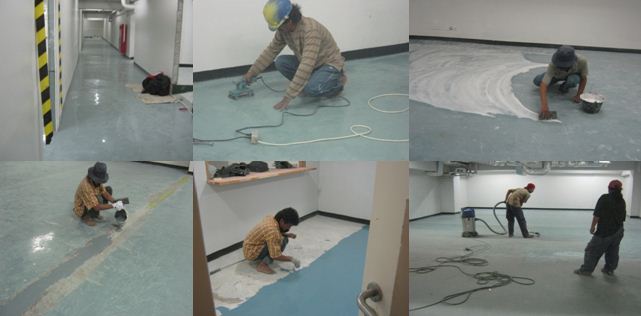 Levelling Mortar application